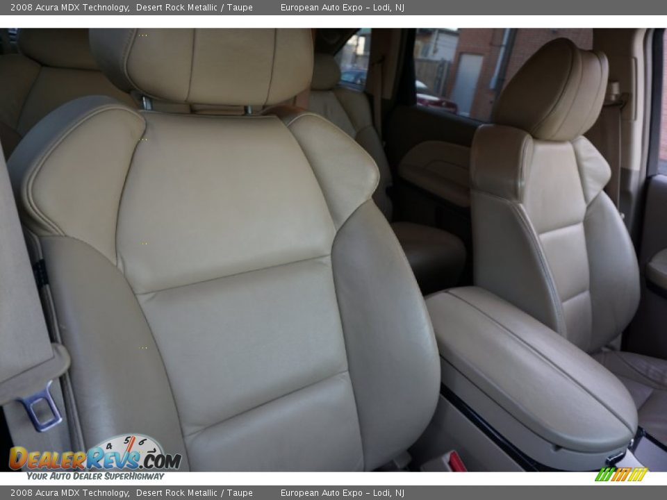 2008 Acura MDX Technology Desert Rock Metallic / Taupe Photo #12
