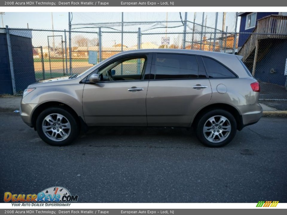 2008 Acura MDX Technology Desert Rock Metallic / Taupe Photo #14