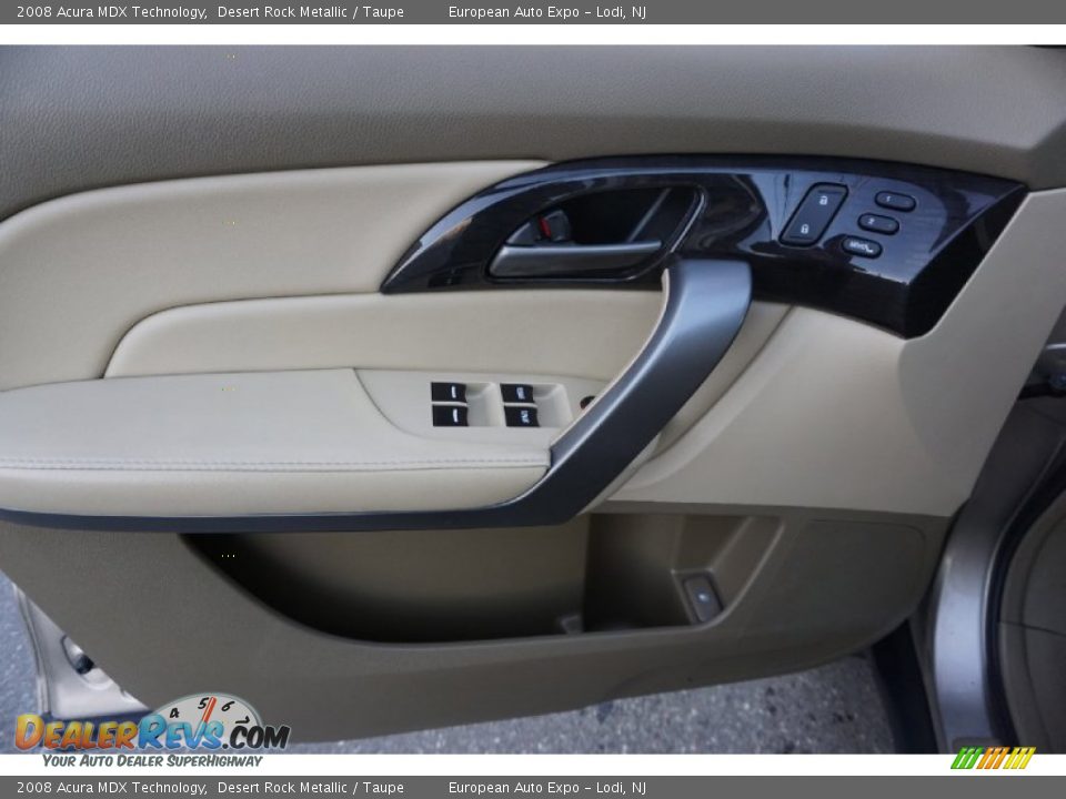 2008 Acura MDX Technology Desert Rock Metallic / Taupe Photo #20