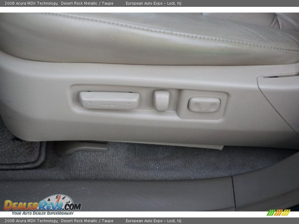 2008 Acura MDX Technology Desert Rock Metallic / Taupe Photo #21