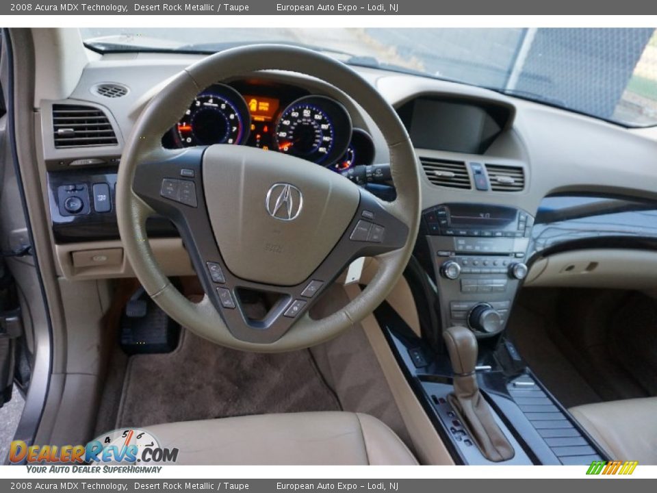 2008 Acura MDX Technology Desert Rock Metallic / Taupe Photo #22