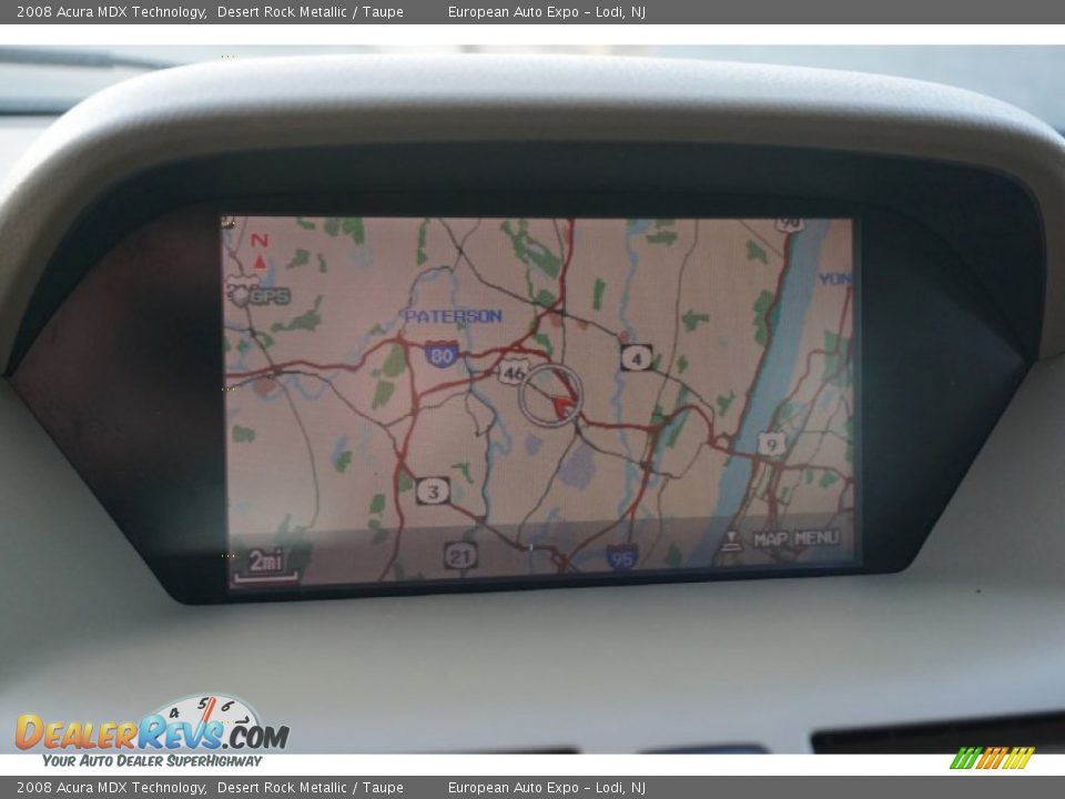 2008 Acura MDX Technology Desert Rock Metallic / Taupe Photo #25