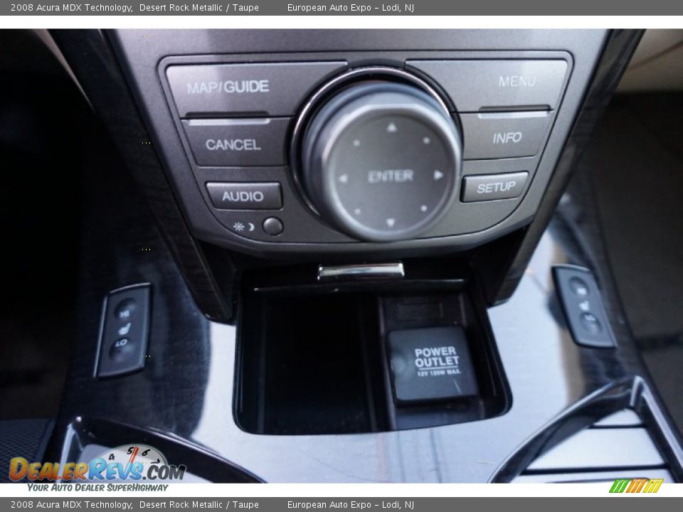 2008 Acura MDX Technology Desert Rock Metallic / Taupe Photo #28