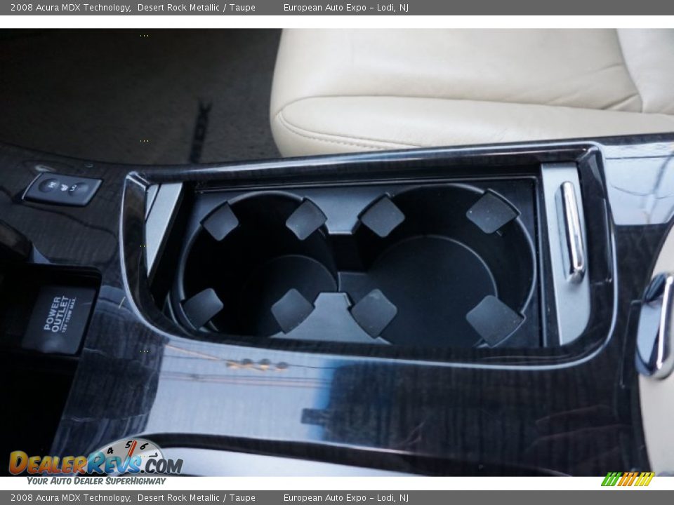 2008 Acura MDX Technology Desert Rock Metallic / Taupe Photo #31