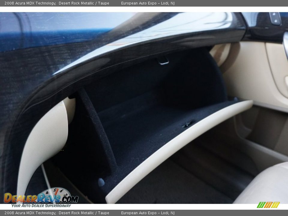 2008 Acura MDX Technology Desert Rock Metallic / Taupe Photo #32