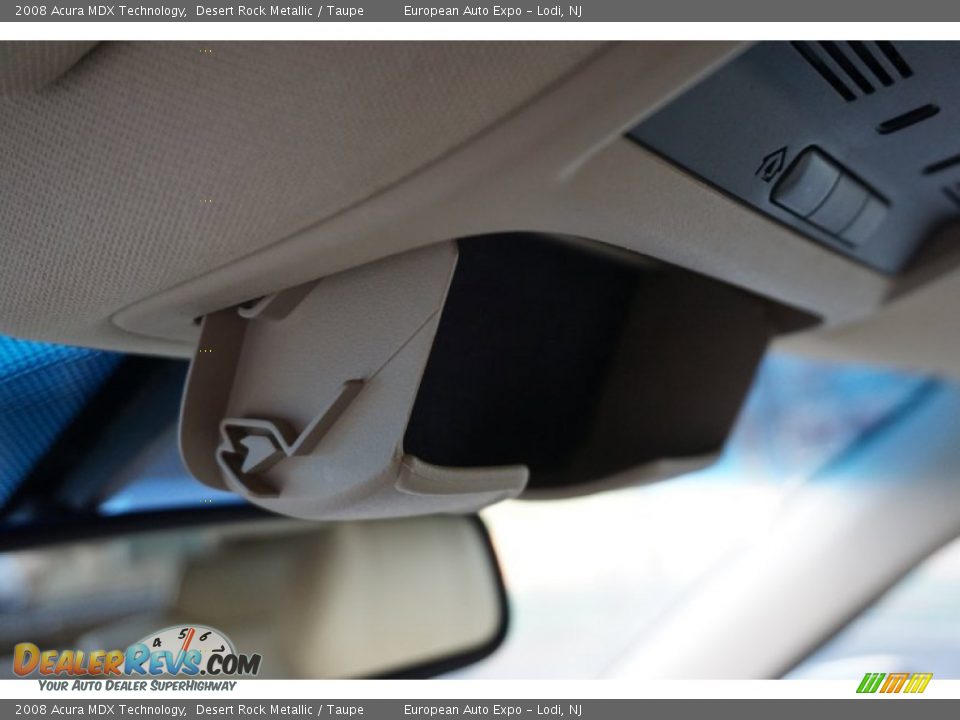 2008 Acura MDX Technology Desert Rock Metallic / Taupe Photo #33
