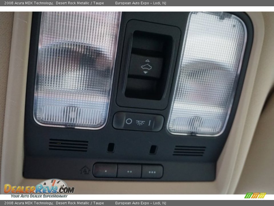 2008 Acura MDX Technology Desert Rock Metallic / Taupe Photo #34