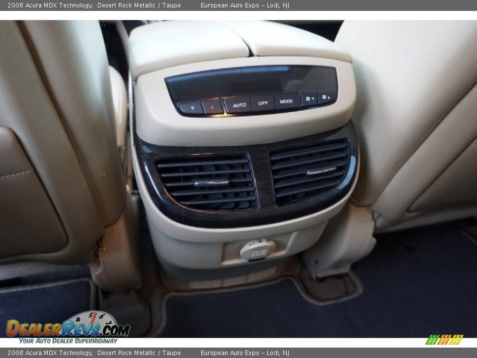 2008 Acura MDX Technology Desert Rock Metallic / Taupe Photo #36