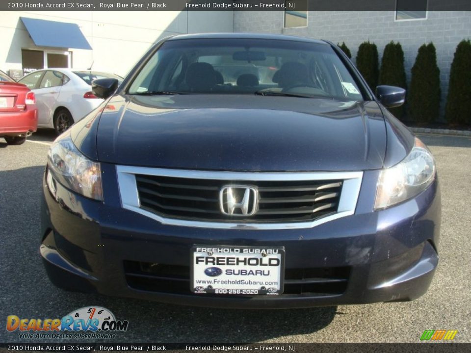 2010 Honda Accord EX Sedan Royal Blue Pearl / Black Photo #2