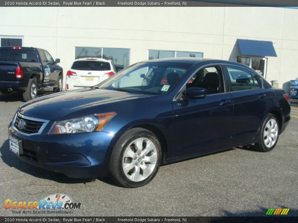 2010 Honda Accord EX Sedan Royal Blue Pearl / Black Photo #3