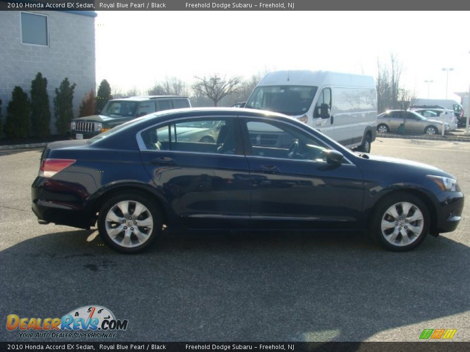 2010 Honda Accord EX Sedan Royal Blue Pearl / Black Photo #8