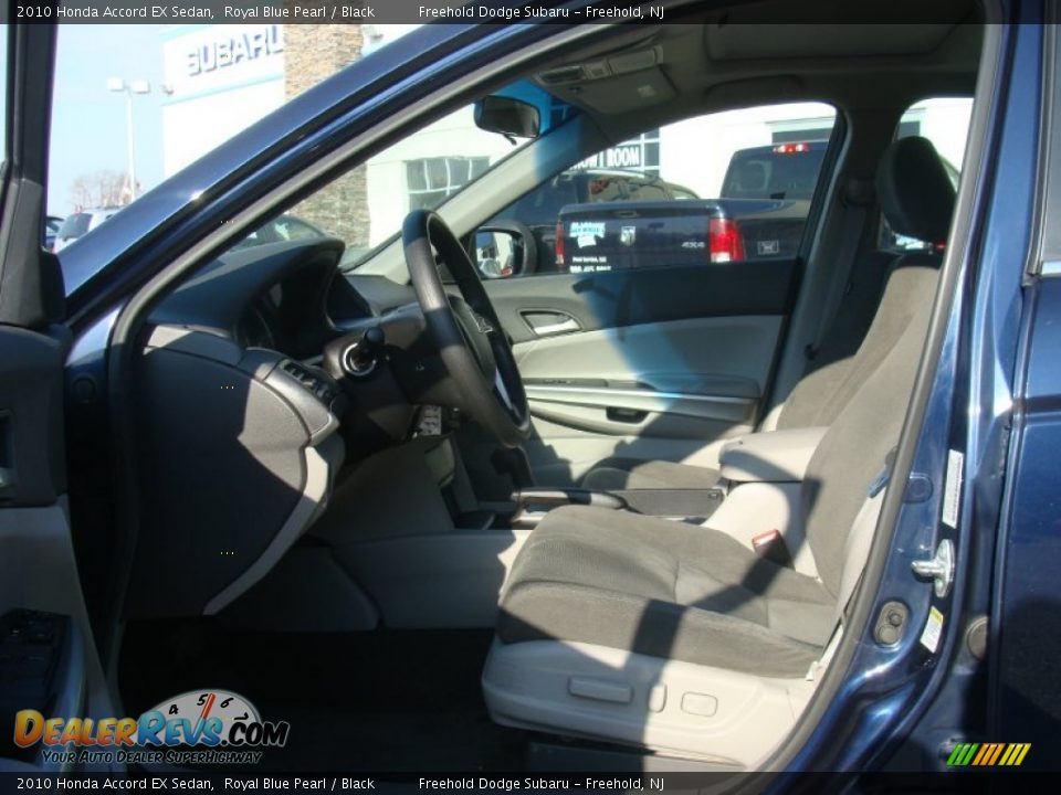 2010 Honda Accord EX Sedan Royal Blue Pearl / Black Photo #14