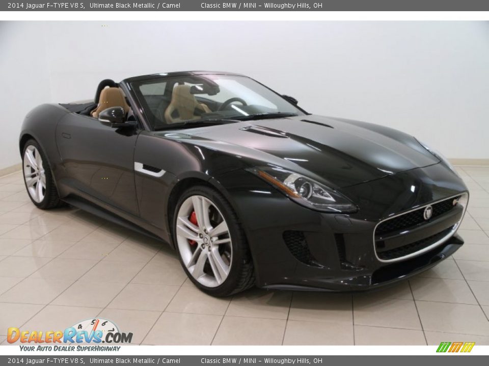 Front 3/4 View of 2014 Jaguar F-TYPE V8 S Photo #2