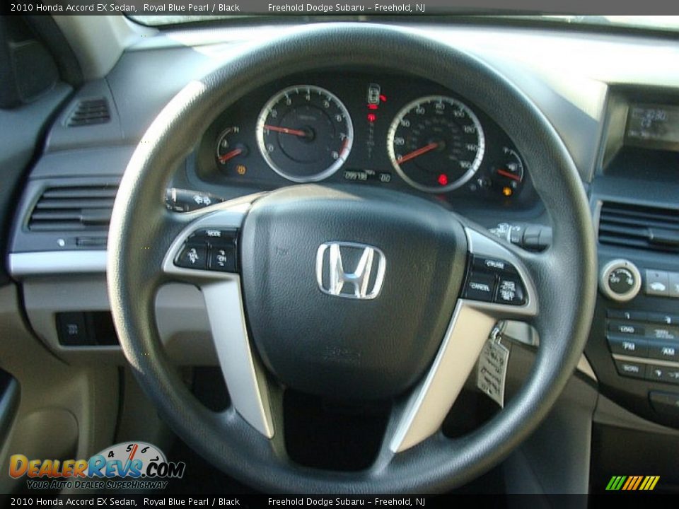 2010 Honda Accord EX Sedan Royal Blue Pearl / Black Photo #18