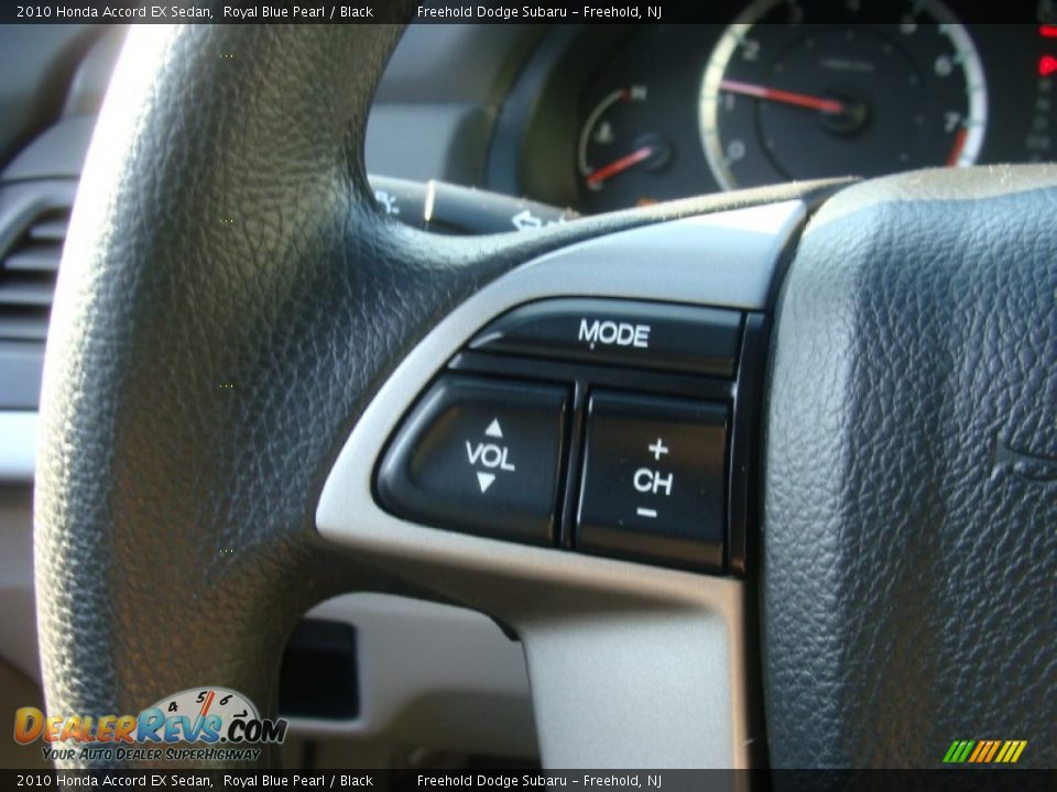 2010 Honda Accord EX Sedan Royal Blue Pearl / Black Photo #19