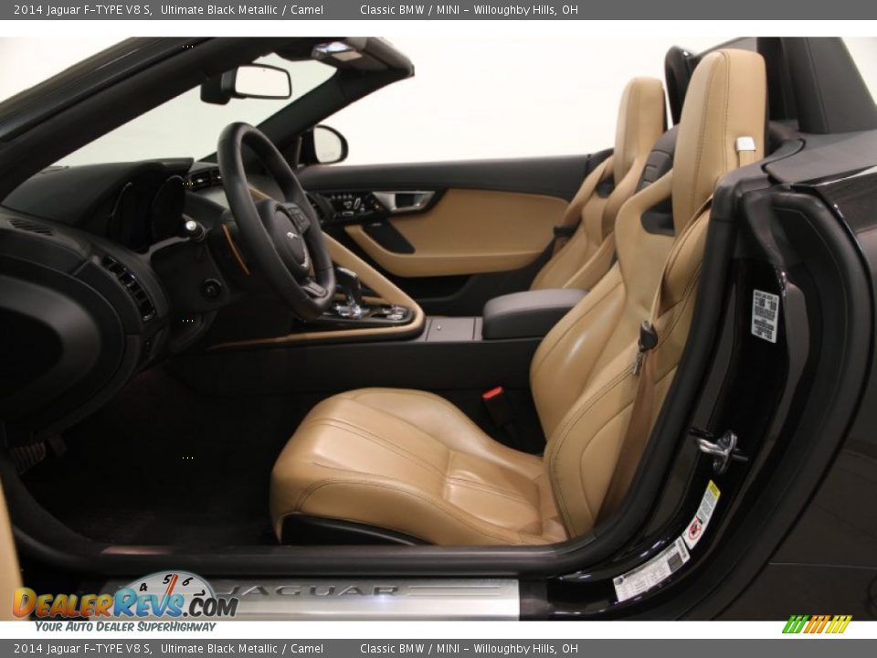 Camel Interior - 2014 Jaguar F-TYPE V8 S Photo #8