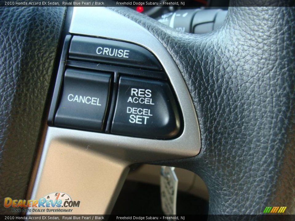 2010 Honda Accord EX Sedan Royal Blue Pearl / Black Photo #20