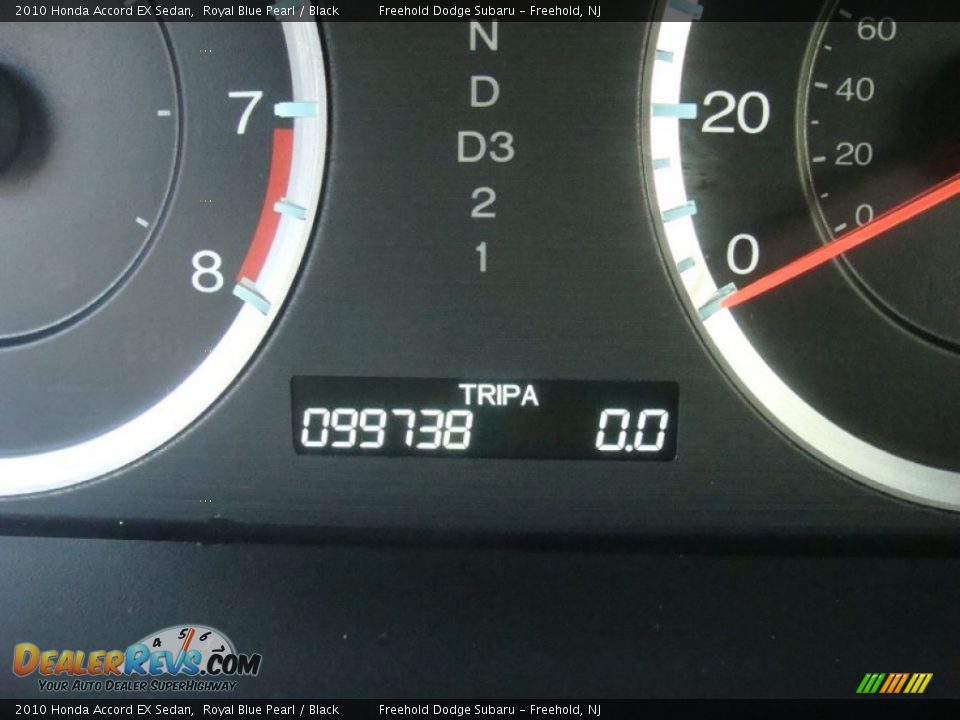 2010 Honda Accord EX Sedan Royal Blue Pearl / Black Photo #21