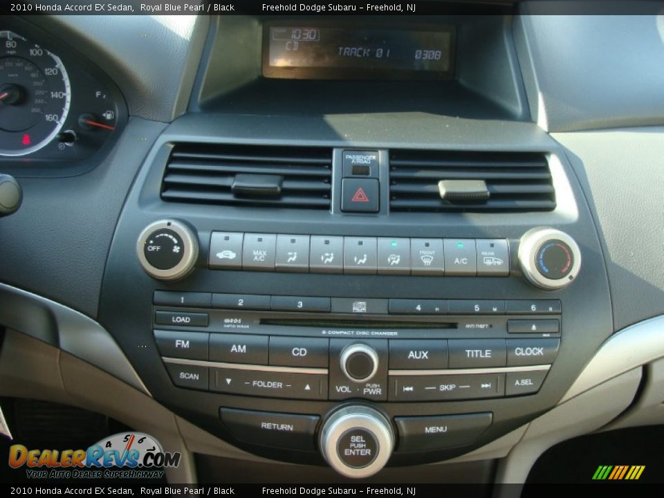2010 Honda Accord EX Sedan Royal Blue Pearl / Black Photo #22