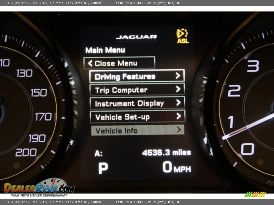 2014 Jaguar F-TYPE V8 S Ultimate Black Metallic / Camel Photo #14