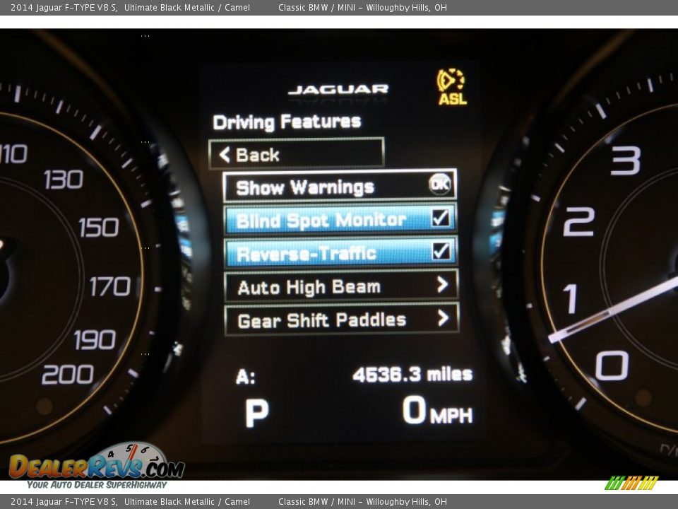 2014 Jaguar F-TYPE V8 S Ultimate Black Metallic / Camel Photo #15