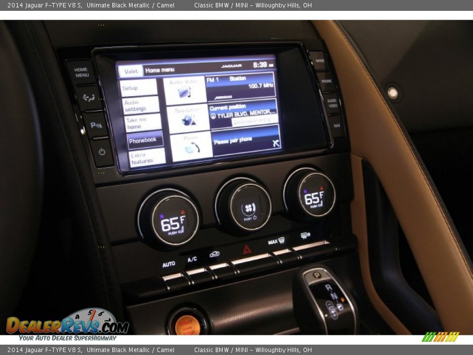 2014 Jaguar F-TYPE V8 S Ultimate Black Metallic / Camel Photo #17