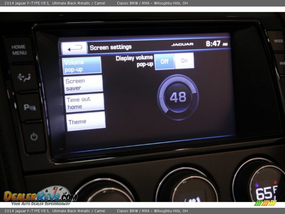 2014 Jaguar F-TYPE V8 S Ultimate Black Metallic / Camel Photo #19