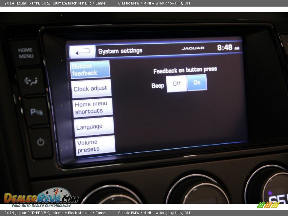 2014 Jaguar F-TYPE V8 S Ultimate Black Metallic / Camel Photo #20