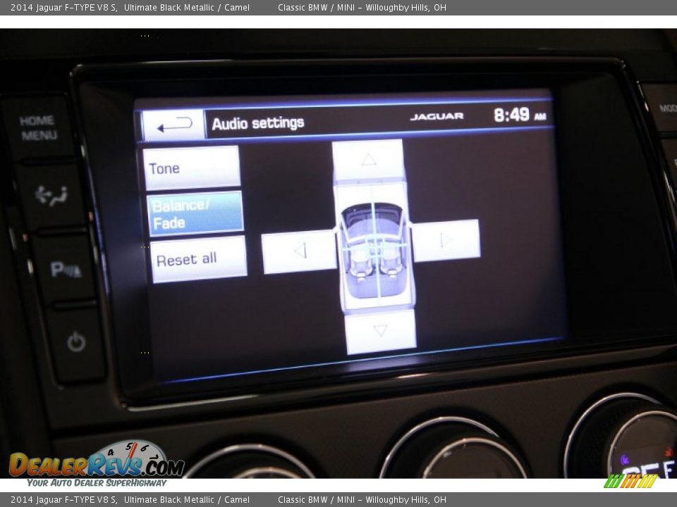 2014 Jaguar F-TYPE V8 S Ultimate Black Metallic / Camel Photo #22