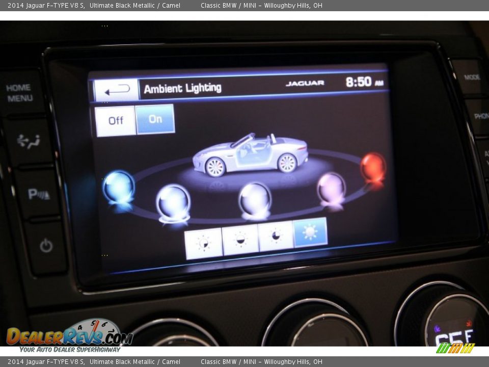 2014 Jaguar F-TYPE V8 S Ultimate Black Metallic / Camel Photo #24