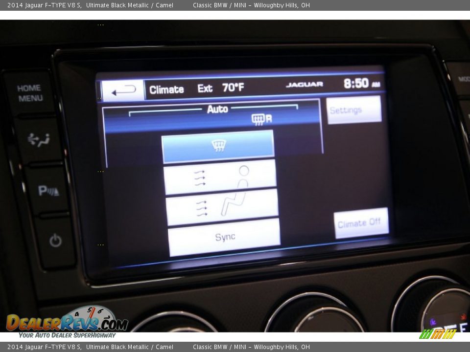 2014 Jaguar F-TYPE V8 S Ultimate Black Metallic / Camel Photo #25