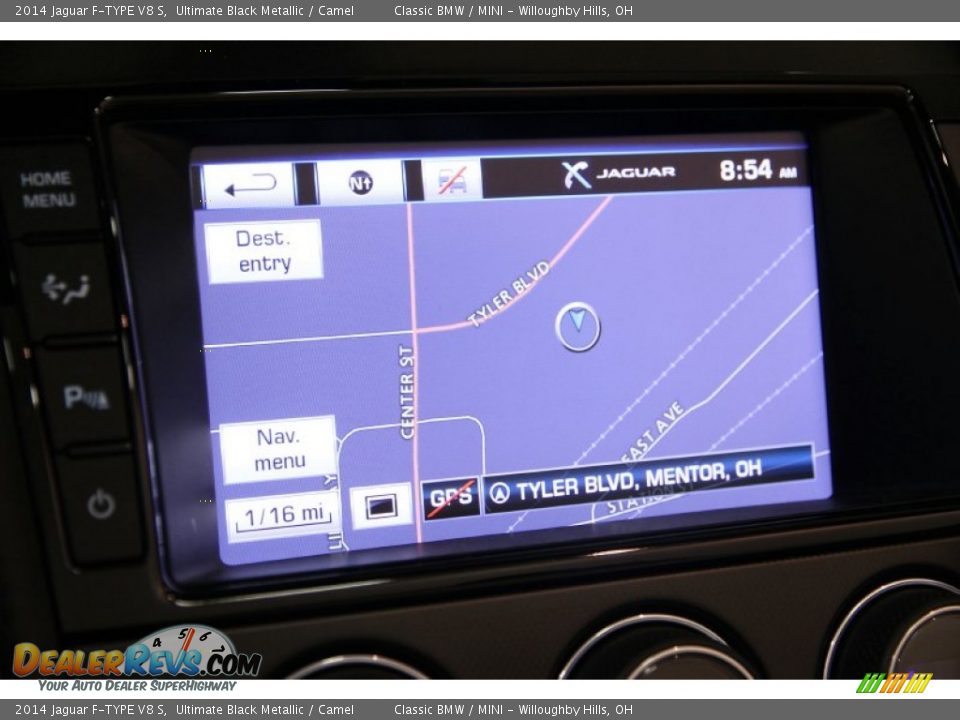 2014 Jaguar F-TYPE V8 S Ultimate Black Metallic / Camel Photo #28