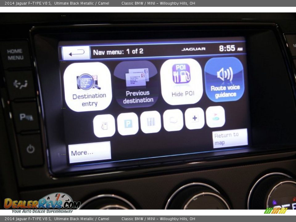 2014 Jaguar F-TYPE V8 S Ultimate Black Metallic / Camel Photo #31