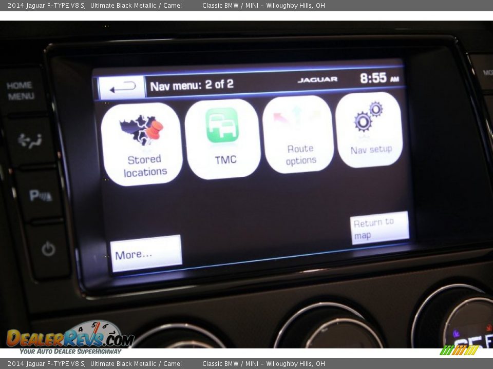 2014 Jaguar F-TYPE V8 S Ultimate Black Metallic / Camel Photo #32