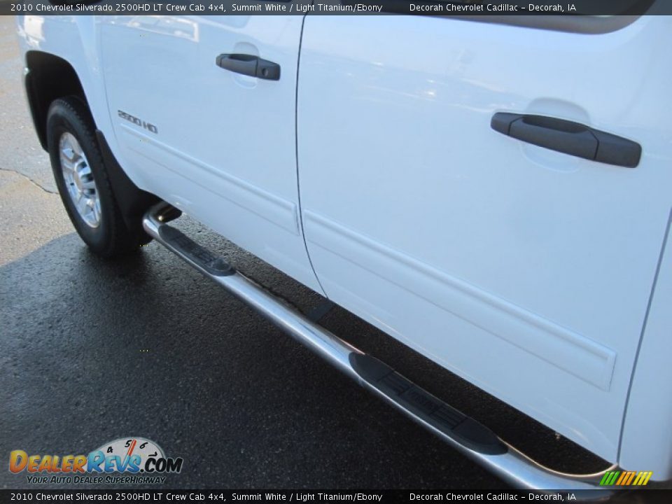 2010 Chevrolet Silverado 2500HD LT Crew Cab 4x4 Summit White / Light Titanium/Ebony Photo #6