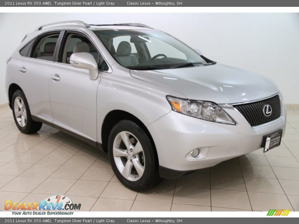 2011 Lexus RX 350 AWD Tungsten Silver Pearl / Light Gray Photo #1