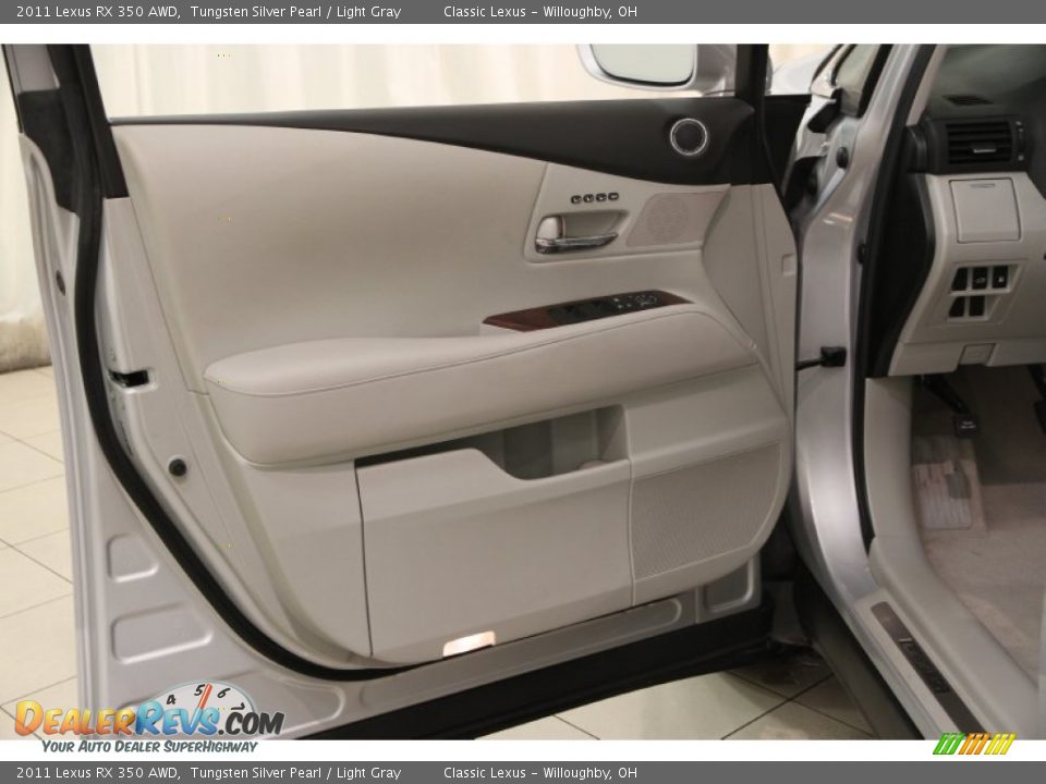 2011 Lexus RX 350 AWD Tungsten Silver Pearl / Light Gray Photo #4