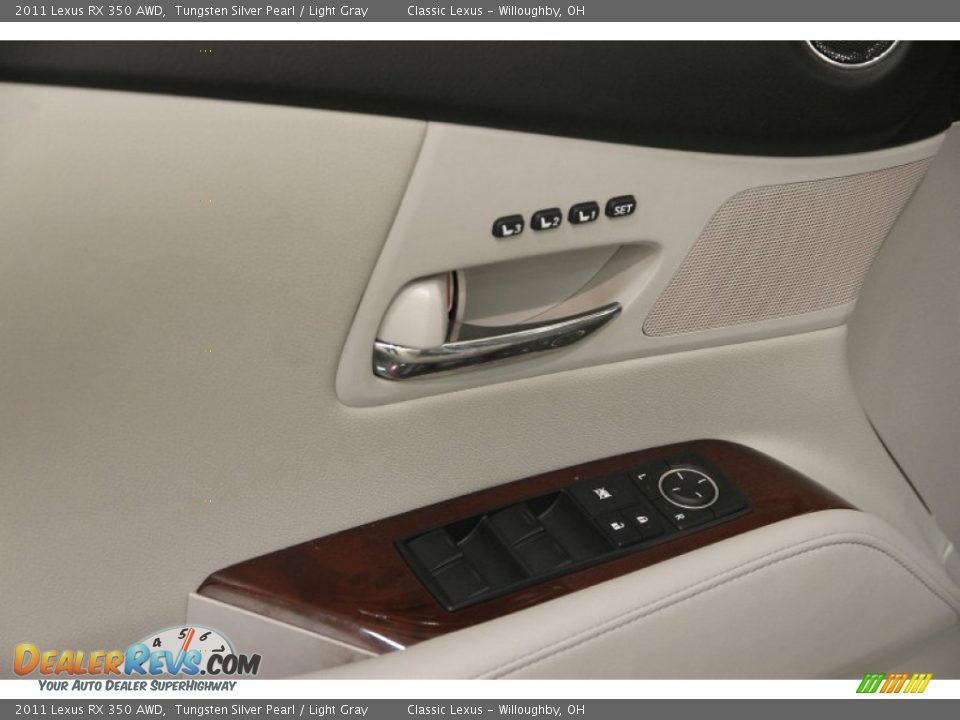 2011 Lexus RX 350 AWD Tungsten Silver Pearl / Light Gray Photo #5
