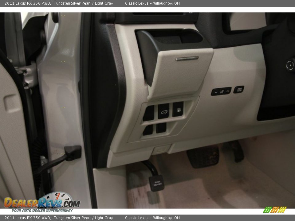 2011 Lexus RX 350 AWD Tungsten Silver Pearl / Light Gray Photo #7