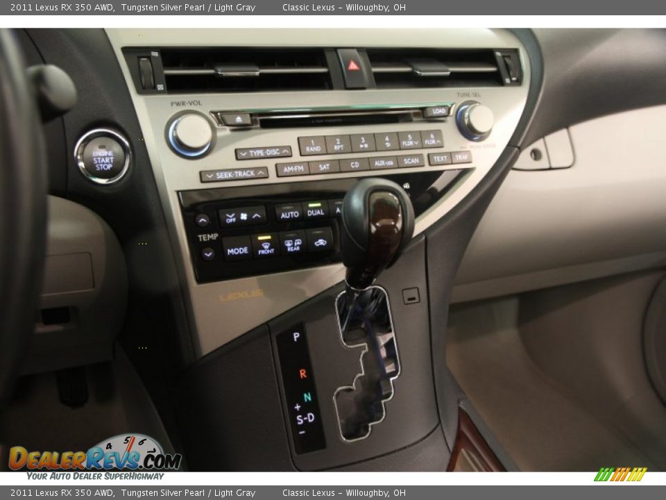 2011 Lexus RX 350 AWD Tungsten Silver Pearl / Light Gray Photo #14