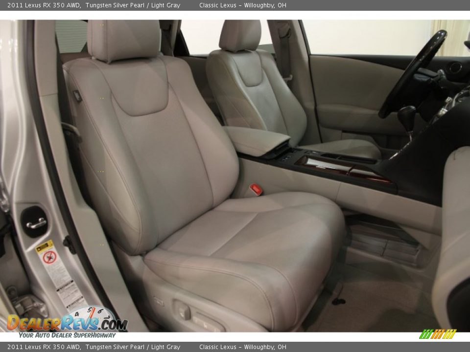 2011 Lexus RX 350 AWD Tungsten Silver Pearl / Light Gray Photo #18