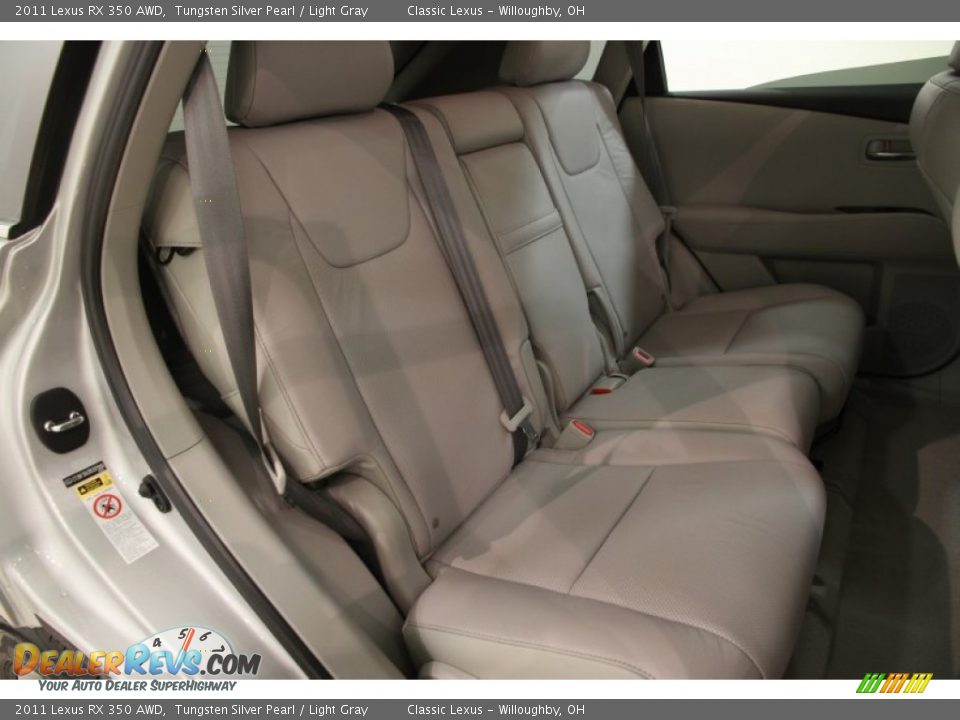 2011 Lexus RX 350 AWD Tungsten Silver Pearl / Light Gray Photo #19
