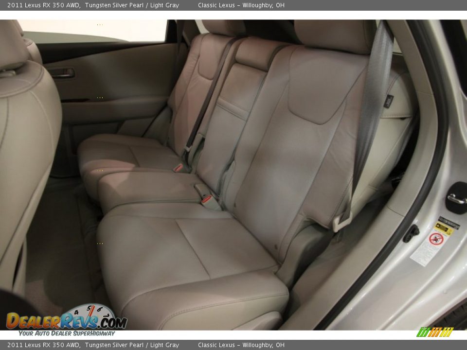 2011 Lexus RX 350 AWD Tungsten Silver Pearl / Light Gray Photo #20