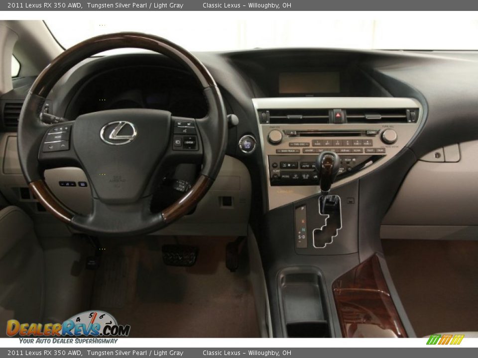 2011 Lexus RX 350 AWD Tungsten Silver Pearl / Light Gray Photo #22