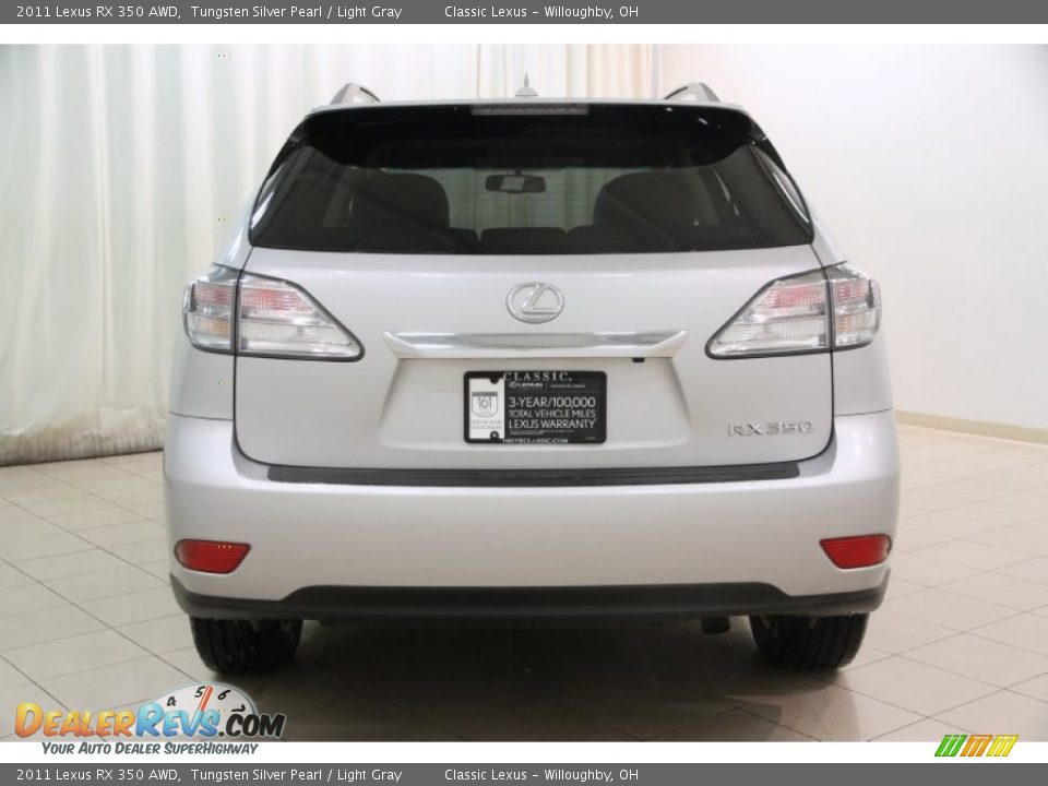 2011 Lexus RX 350 AWD Tungsten Silver Pearl / Light Gray Photo #23