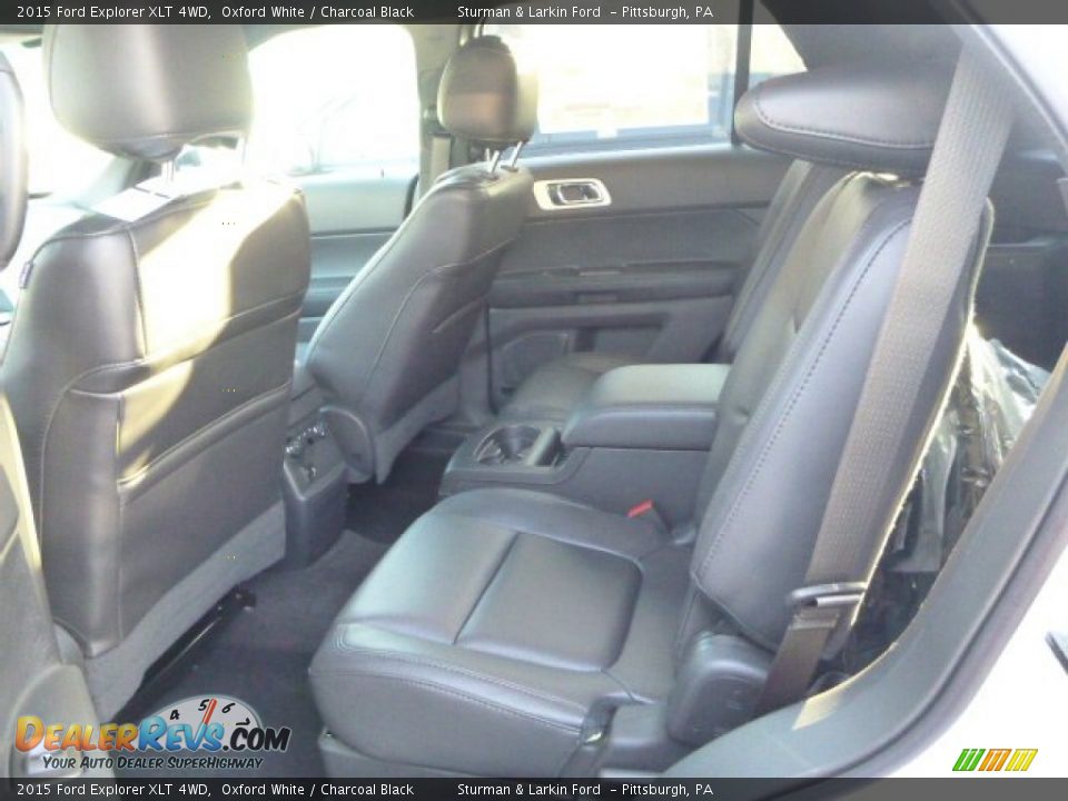 2015 Ford Explorer XLT 4WD Oxford White / Charcoal Black Photo #9