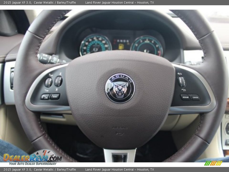 2015 Jaguar XF 3.0 Steering Wheel Photo #15