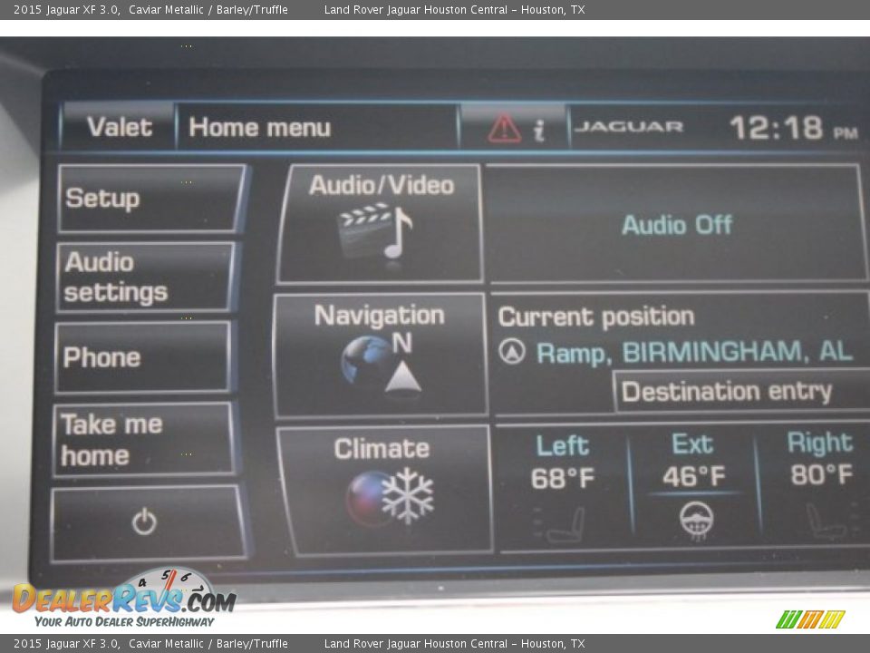 2015 Jaguar XF 3.0 Caviar Metallic / Barley/Truffle Photo #19