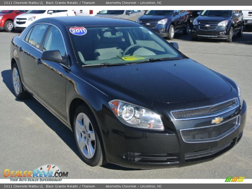 2011 Chevrolet Malibu LS Black Granite Metallic / Titanium Photo #1