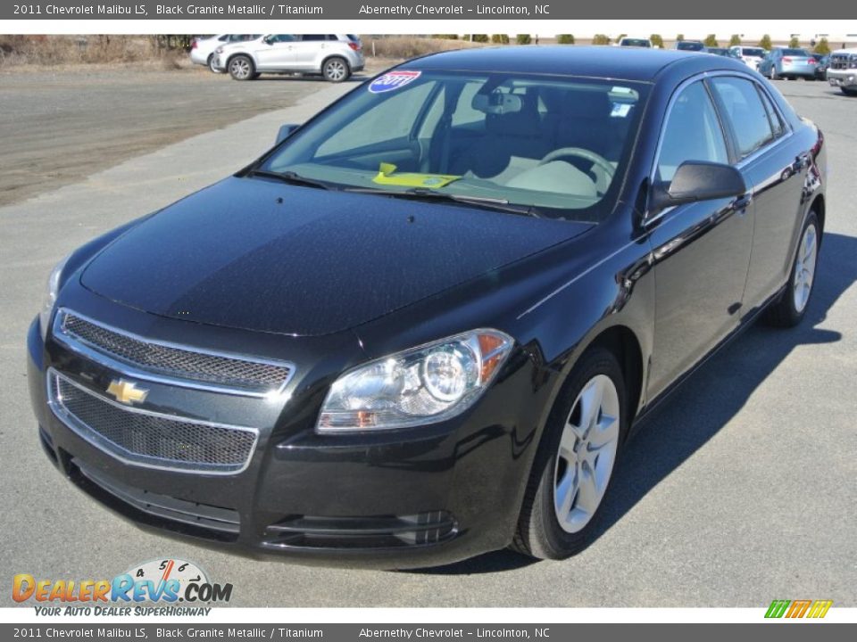2011 Chevrolet Malibu LS Black Granite Metallic / Titanium Photo #2